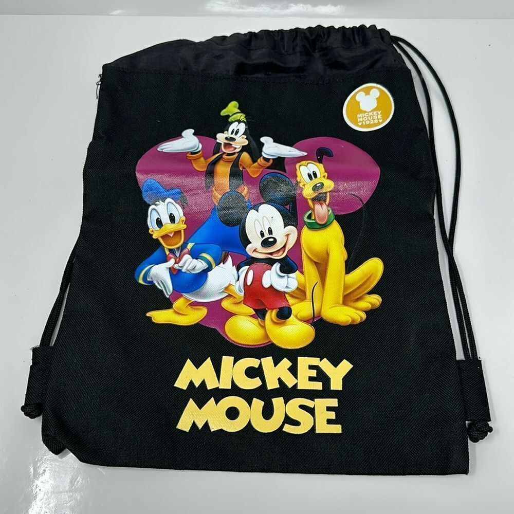 Mickey mouse drawstring shoes bag